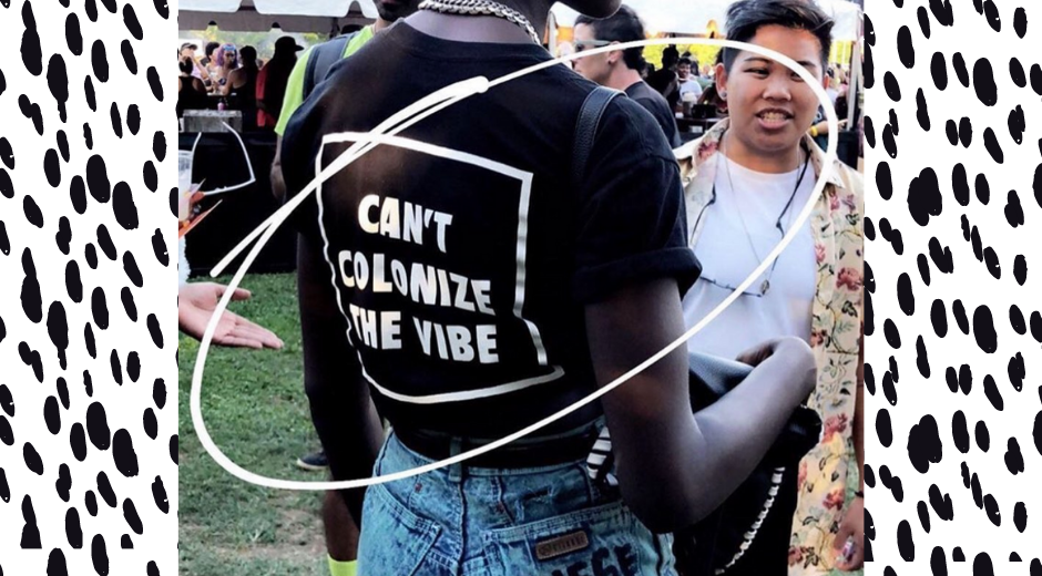 Can't Colonize The Vibe Shirt, Cherrelle Champagne, Black Owned, Black Owned Clothing, Black Owned Fashion Brands, Black Bloggers, Black Influencers, Coco Bates, black empowerment shirts, black empowerment clothing, black power shirts